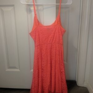 Orange sun dress